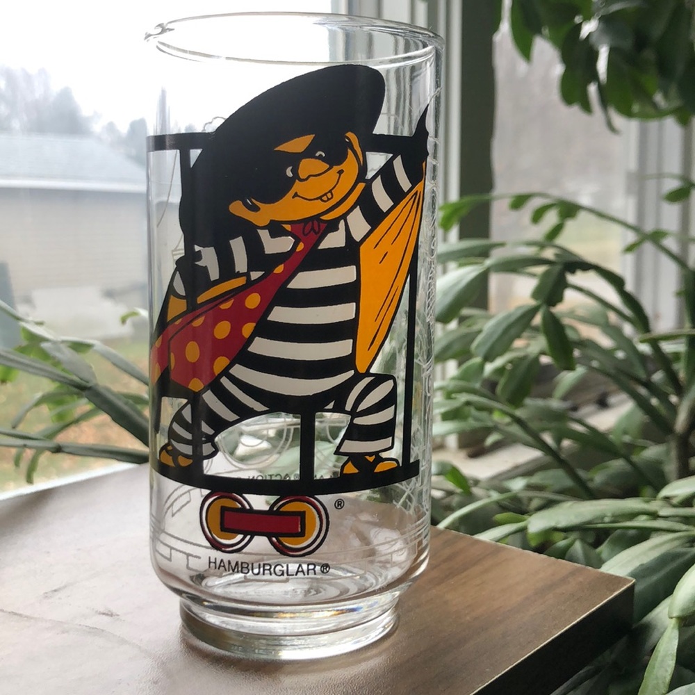 Hamburglar McDonald’s Glass